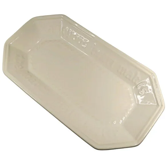 Pfaltzgraff Heritage White Bread Tray Joyous Heart Saying Vintage 1960s Platter - Picture 2 of 7